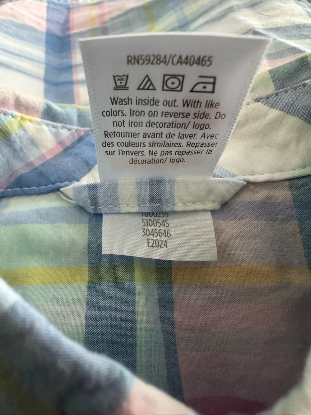NWT Gymboree boys 6 100% cotton spring long sleeve plaid button down shirt